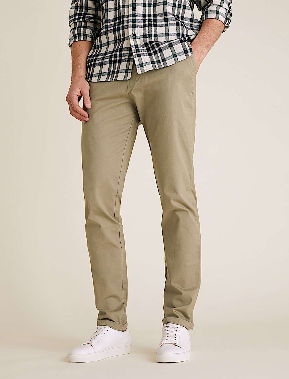 Slim Fit Stretch Chinos