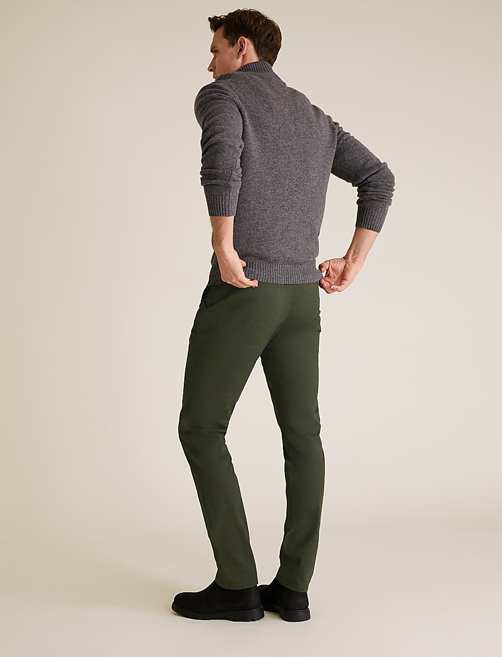 Slim Fit Stretch Chinos