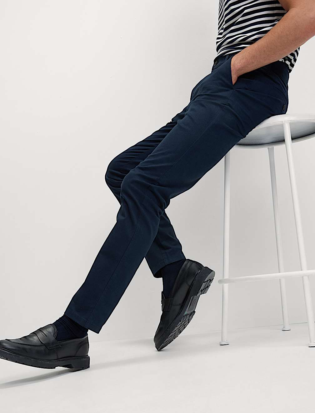 Slim Fit Cotton Rich Stretch Chinos