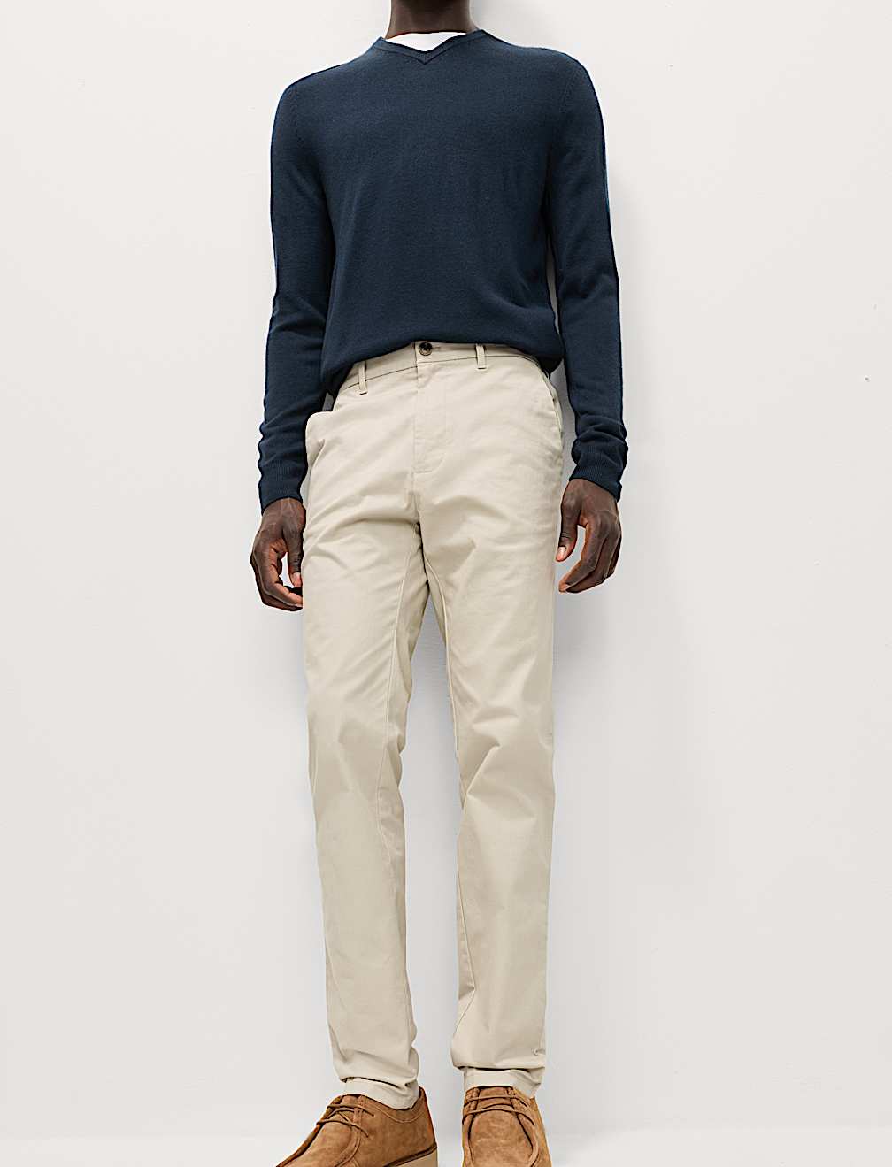 Slim Fit Cotton Rich Stretch Chinos