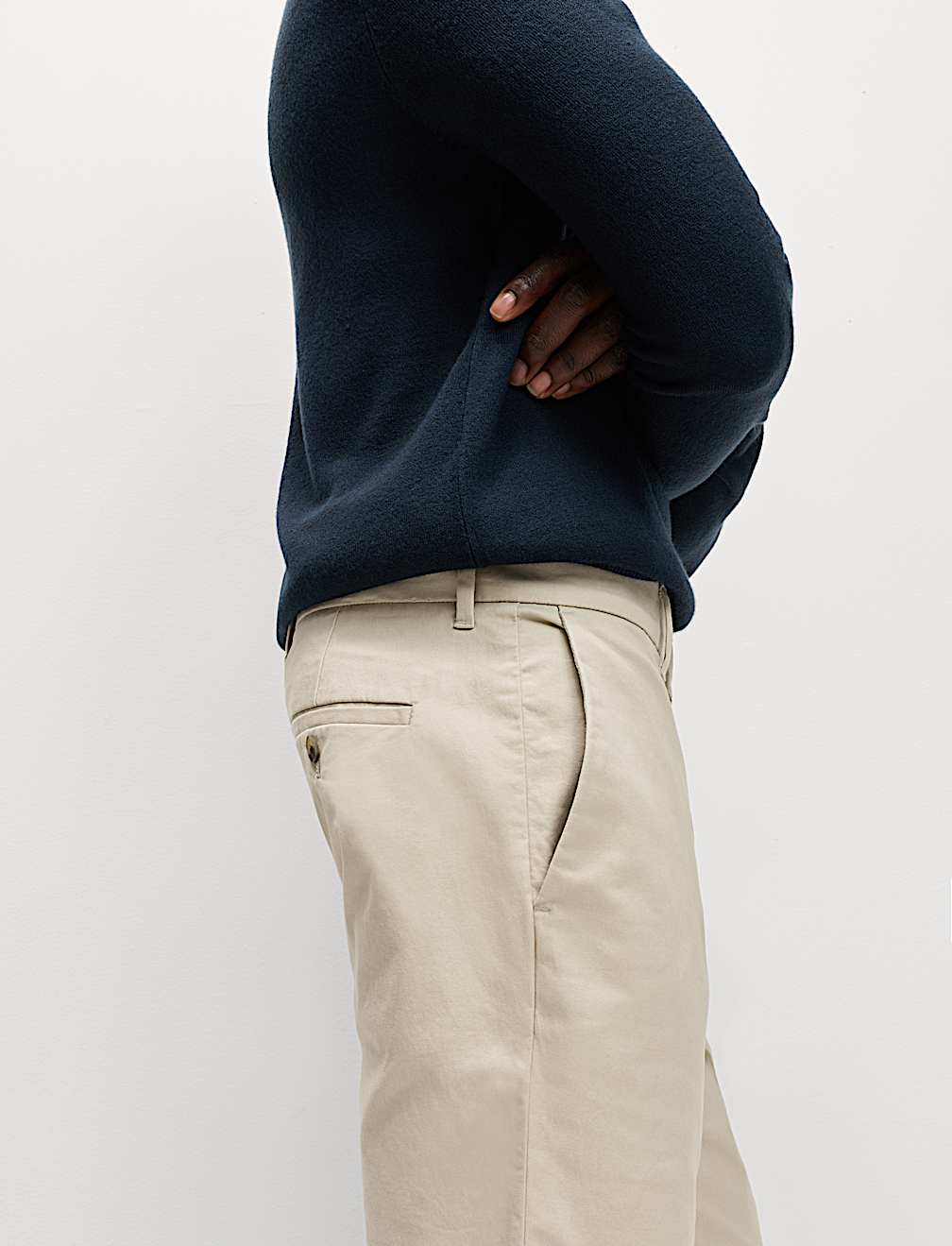 Slim Fit Cotton Rich Stretch Chinos