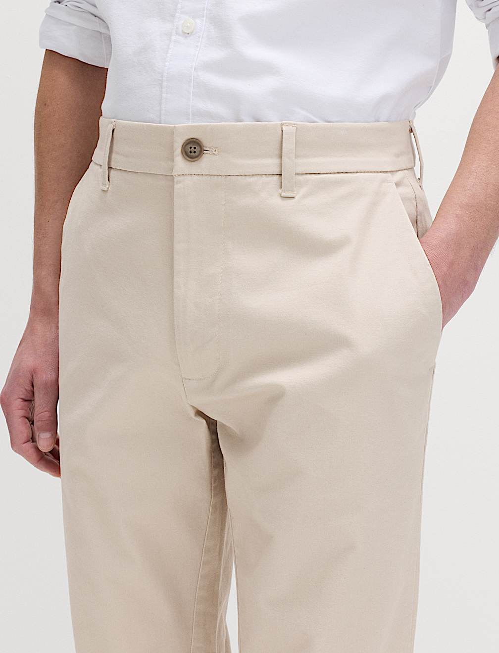Slim Fit Cotton Rich Stretch Chinos