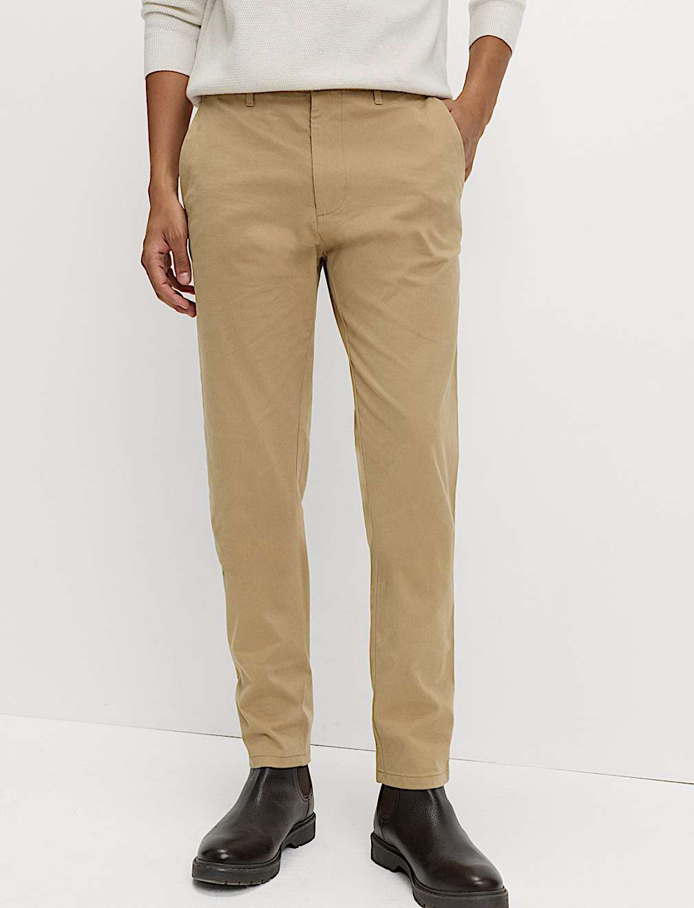 Slim Fit Cotton Rich Stretch Chinos