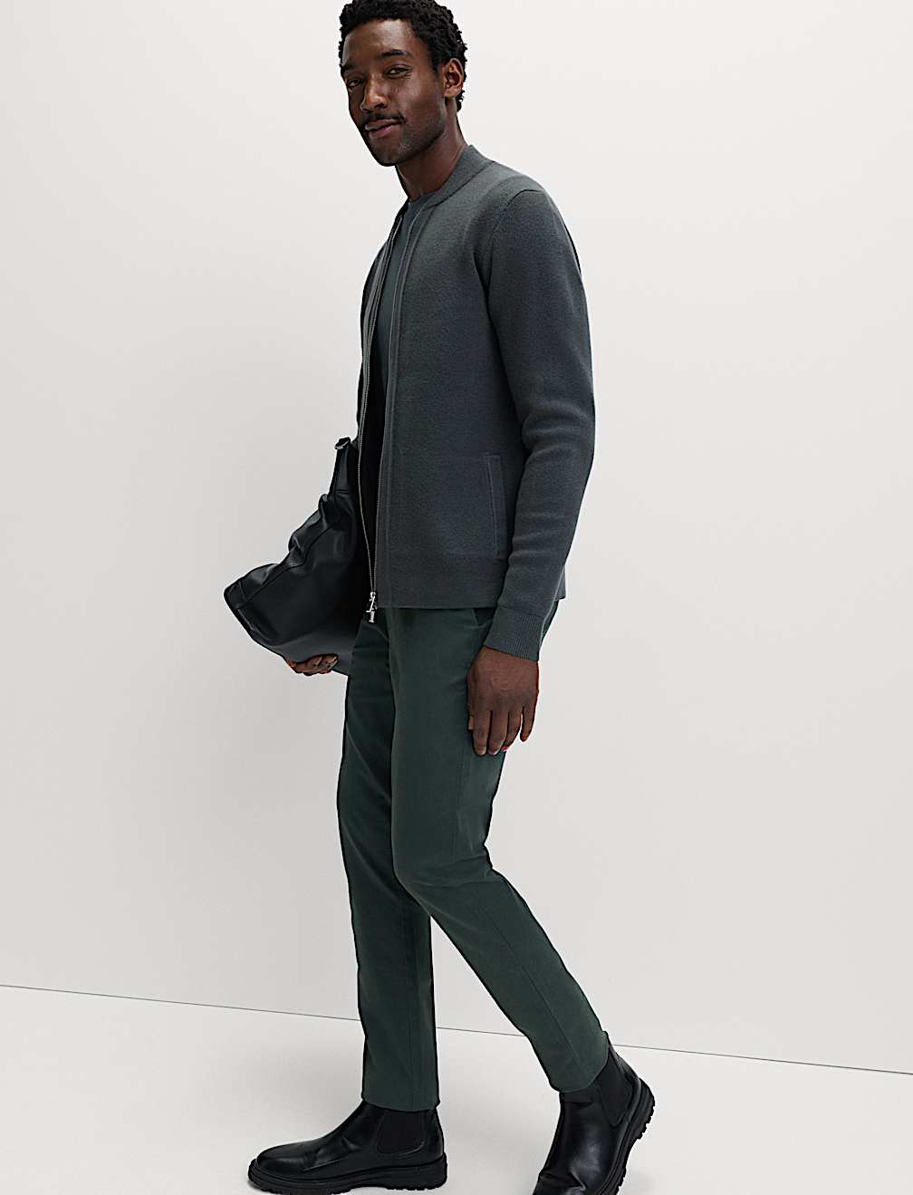 Slim Fit Cotton Rich Stretch Chinos