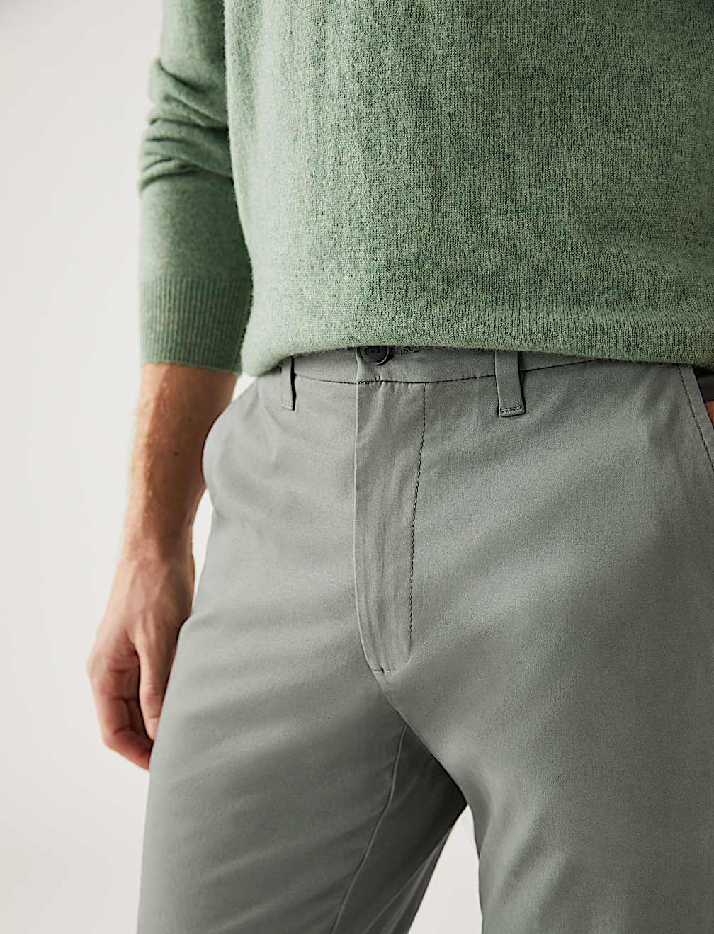 Regular Fit Stretch Chino