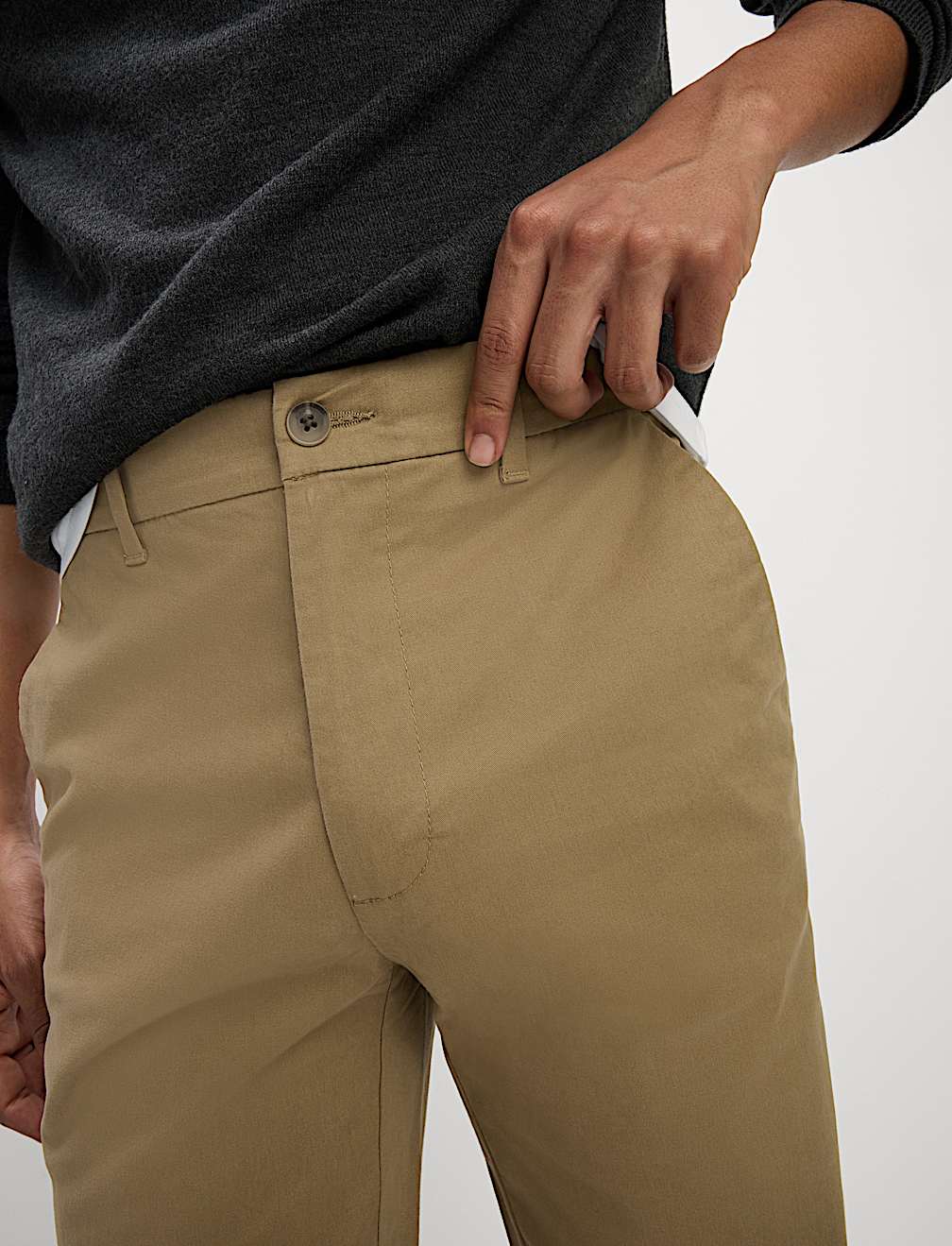 Regular Fit Stretch Chino