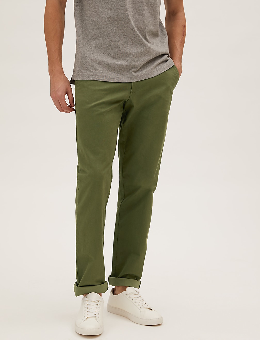 Regular Fit Stretch Chino