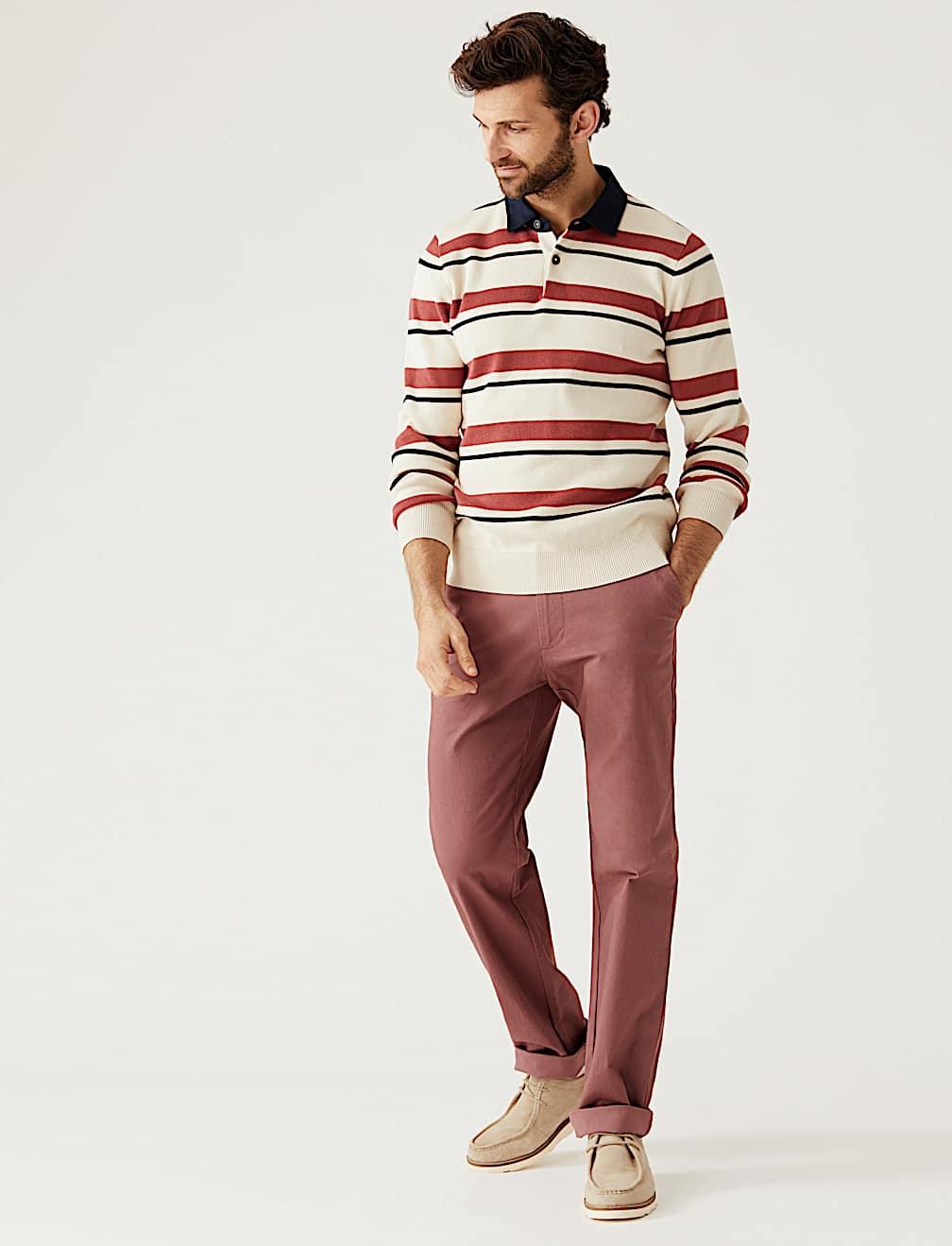 Regular Fit Stretch Chino