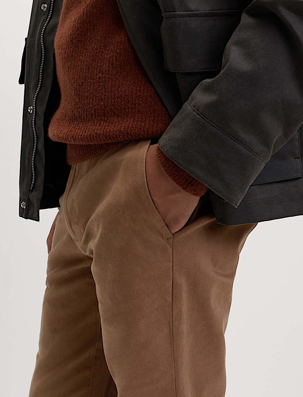 Regular Fit Stretch Chinos
