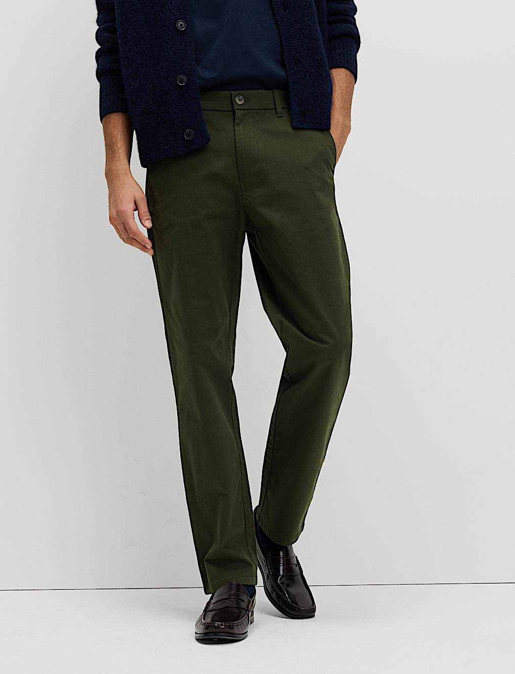 Regular Fit Stretch Chinos