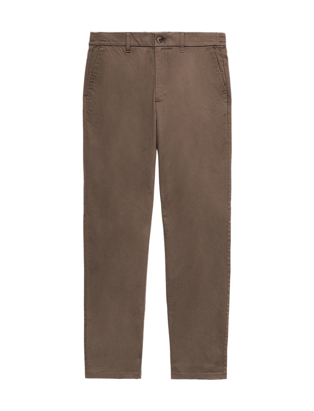 Regular Fit Half Elasticated Waist Chinos