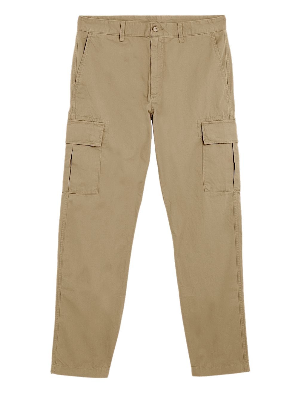 Tapered Fit Lightweight Cargo Trousers