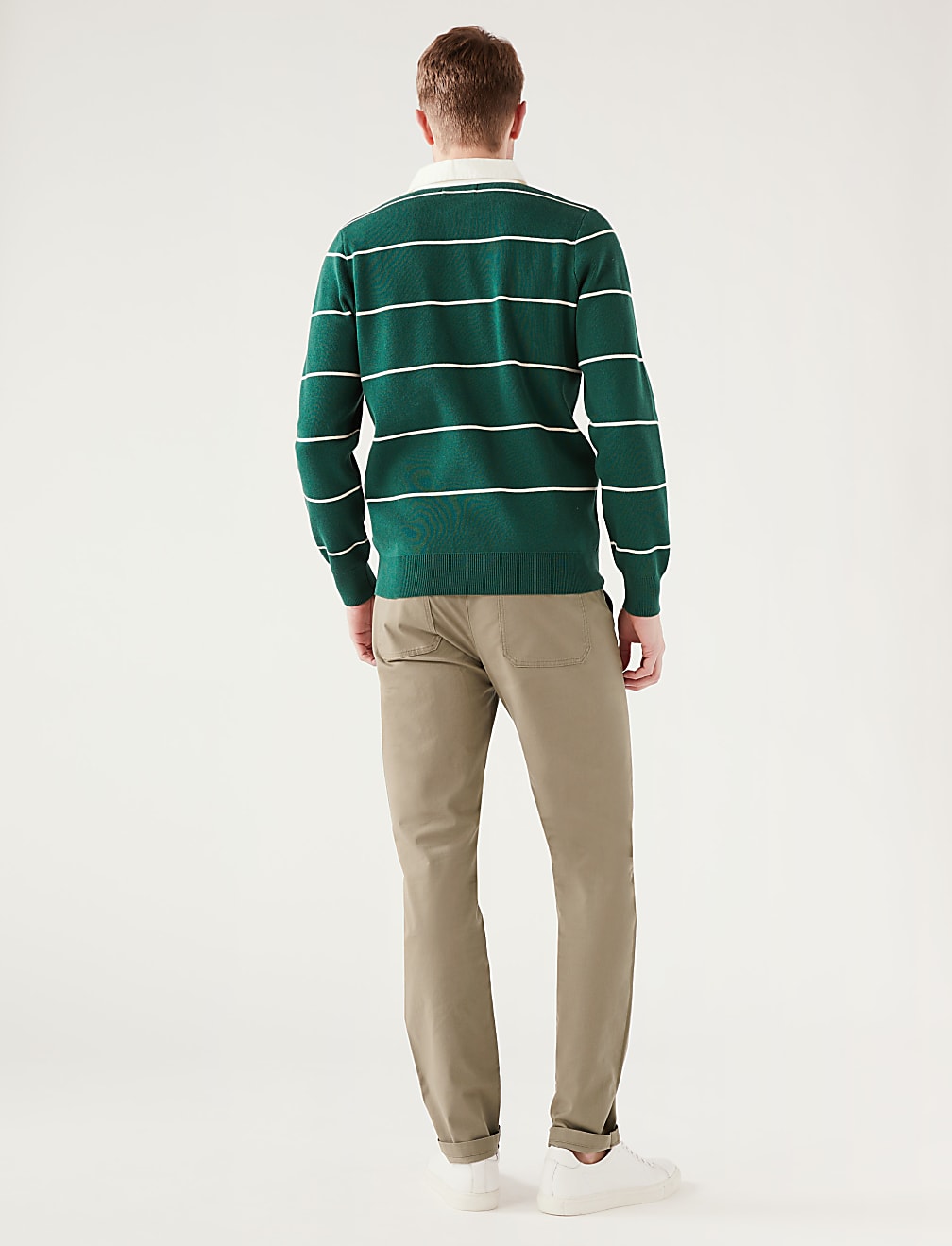 Tapered Fit Elasticated Waist Trousers