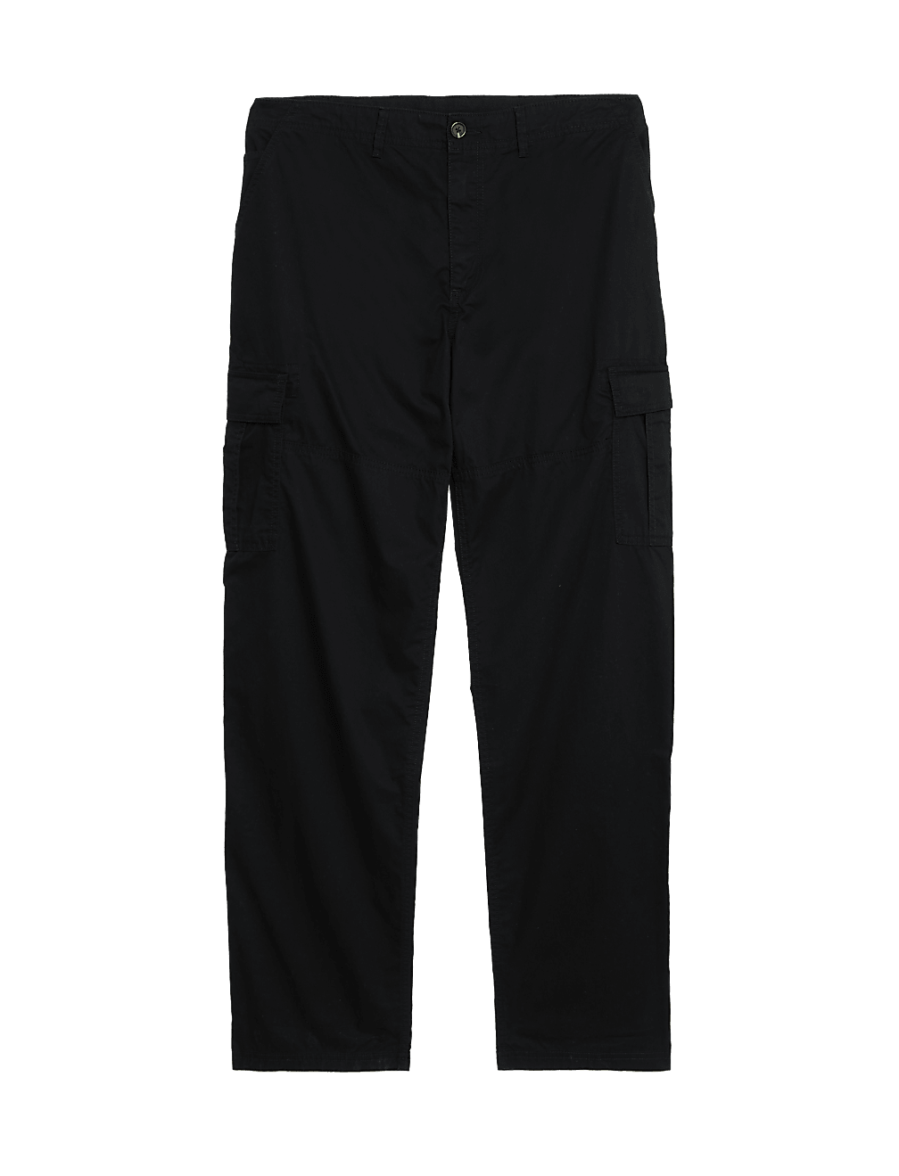 Tapered Fit Pure Cotton Lightweight Cargo Trousers