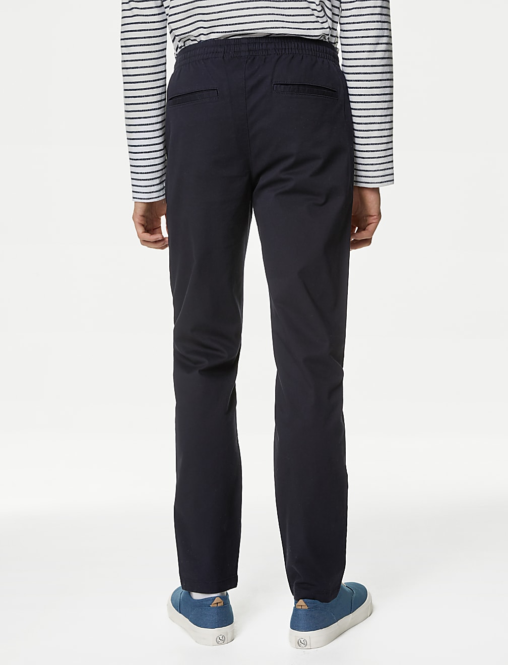 Tapered Fit Elasticated Waist Trousers