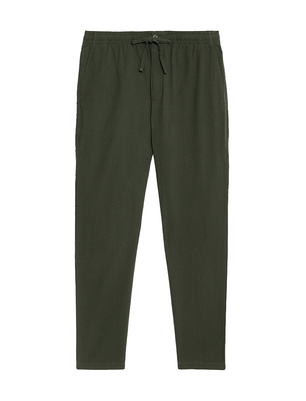 Regular Fit Pure Cotton Seersucker Trousers