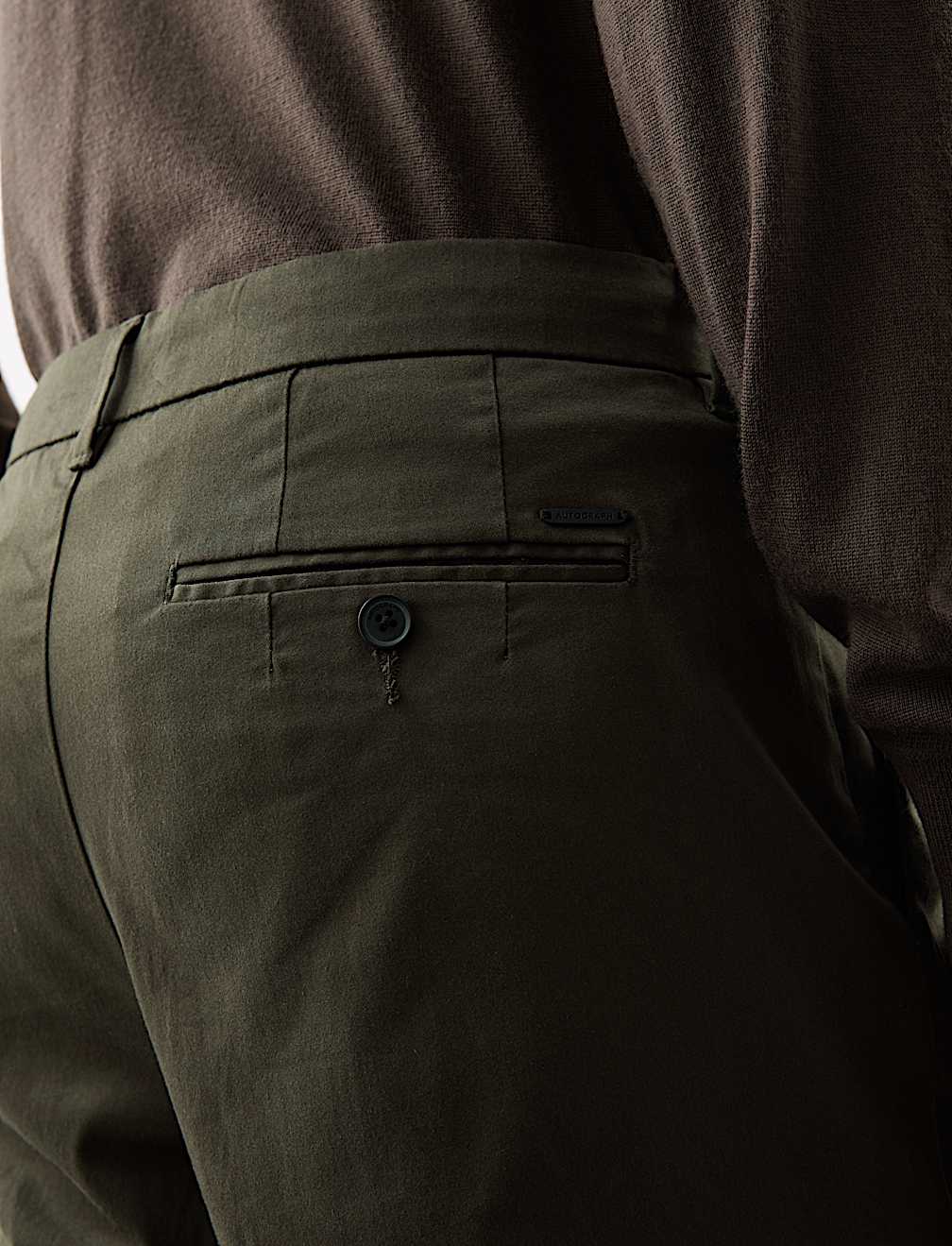 Tapered Fit Twin Pleat Chinos