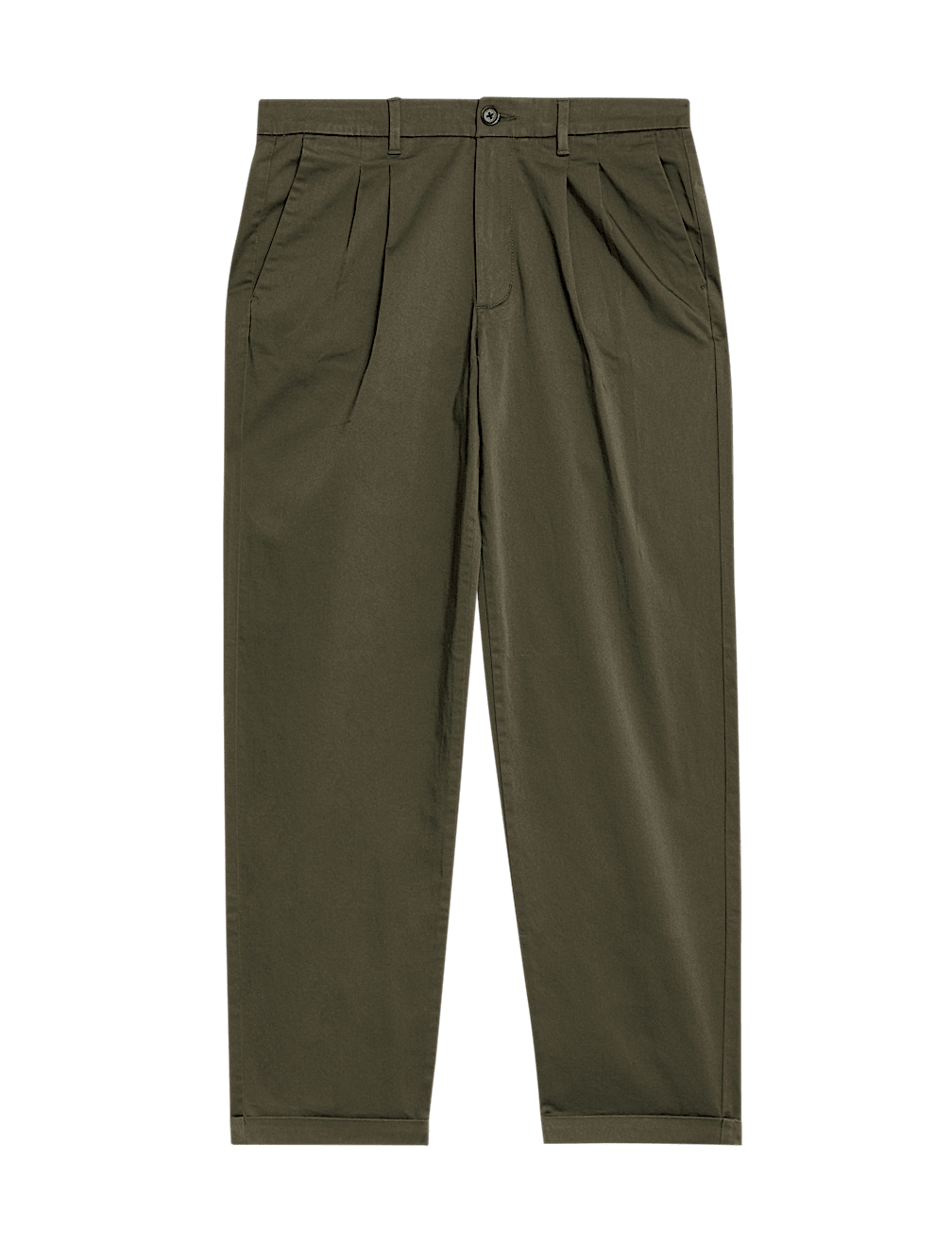 Tapered Fit Twin Pleat Chinos