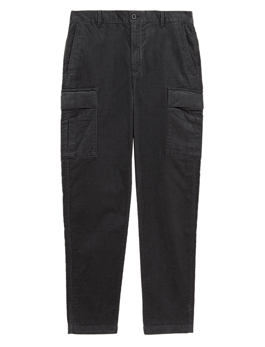 Tapered Fit Corduroy Cargo Trousers
