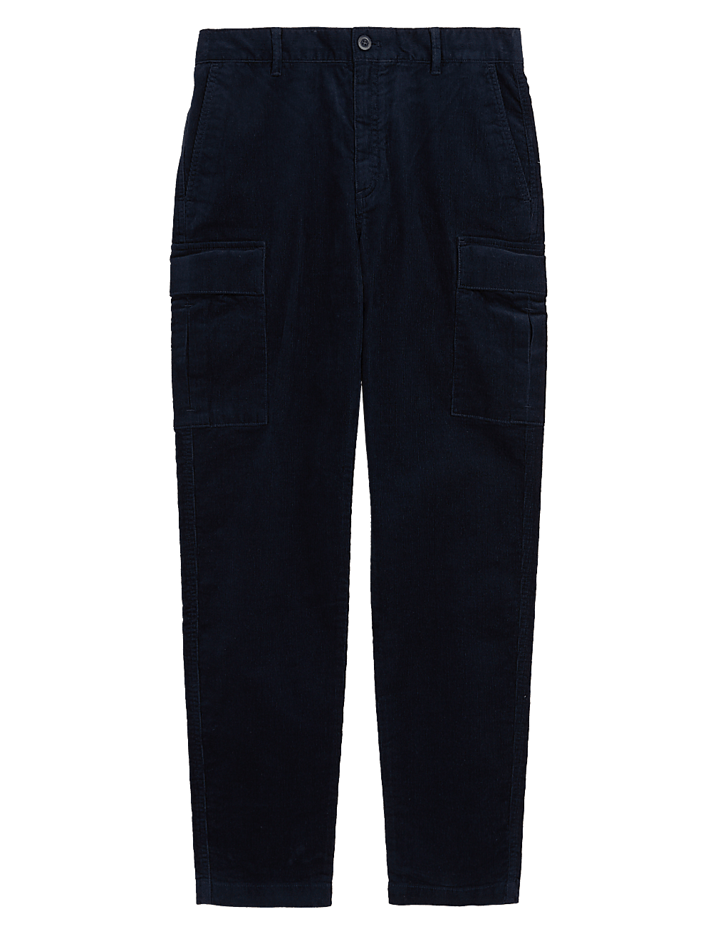 Tapered Fit Corduroy Cargo Trousers