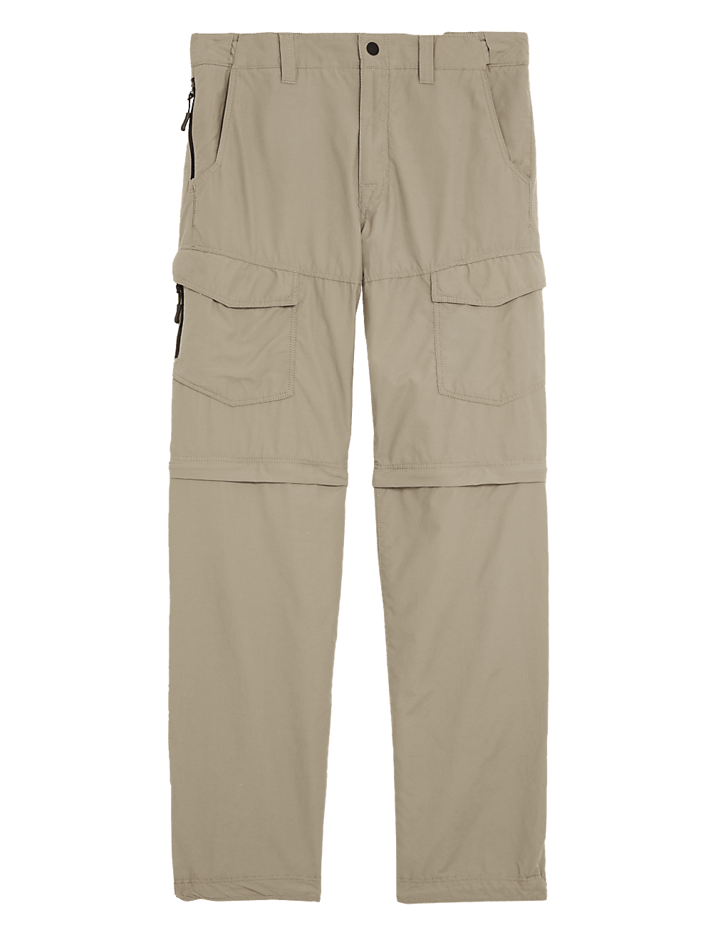 Regular Fit Zip Off Trekking Cargo Trousers