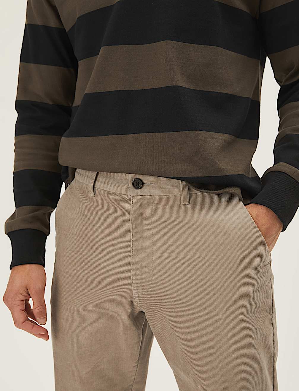 Regular Fit Corduroy Chinos