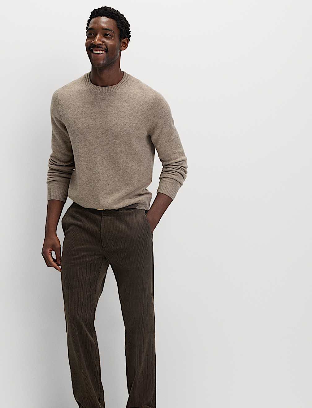 Regular Fit Luxury Cord Chino