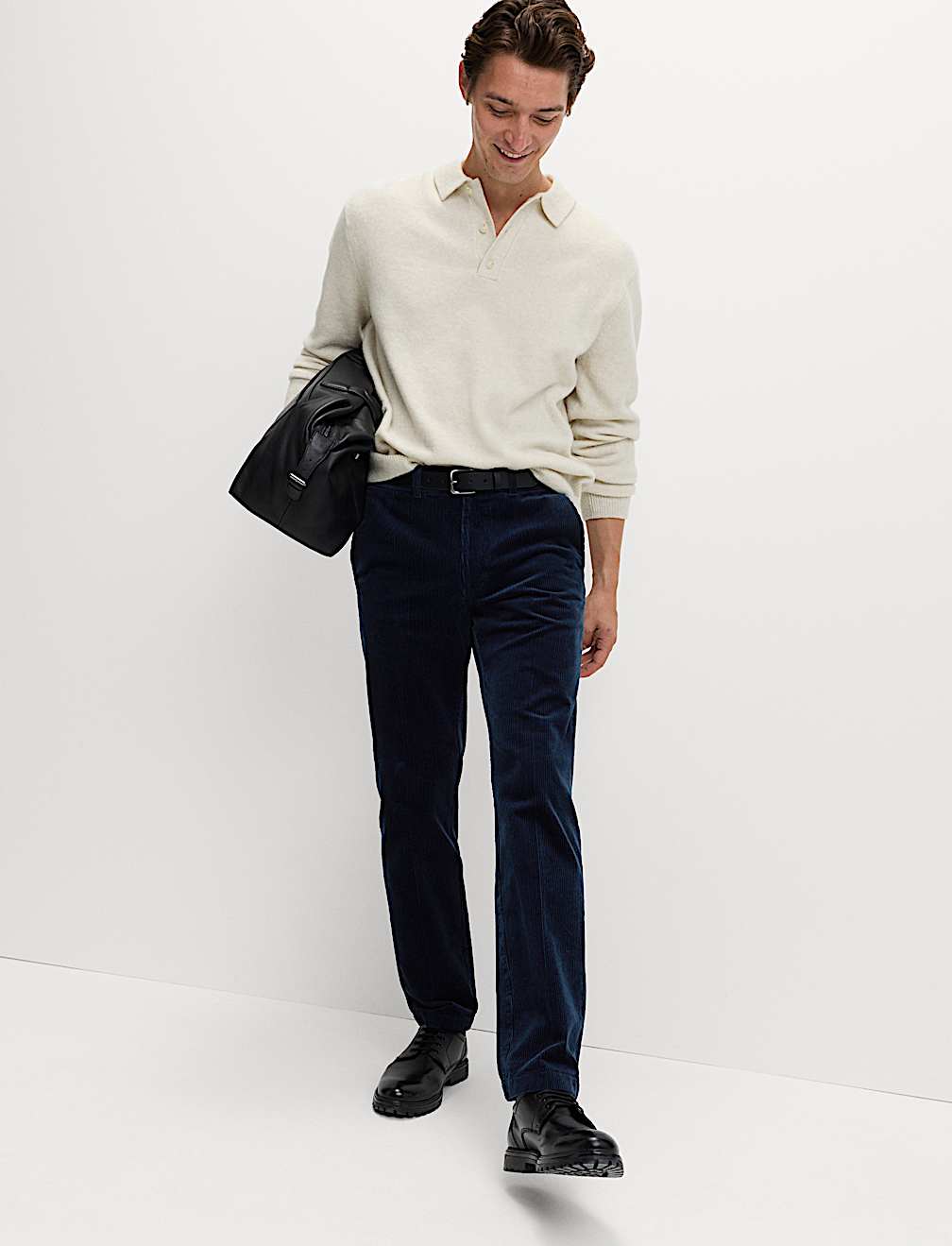 Regular Fit Cotton Rich Luxury Cord Chinos