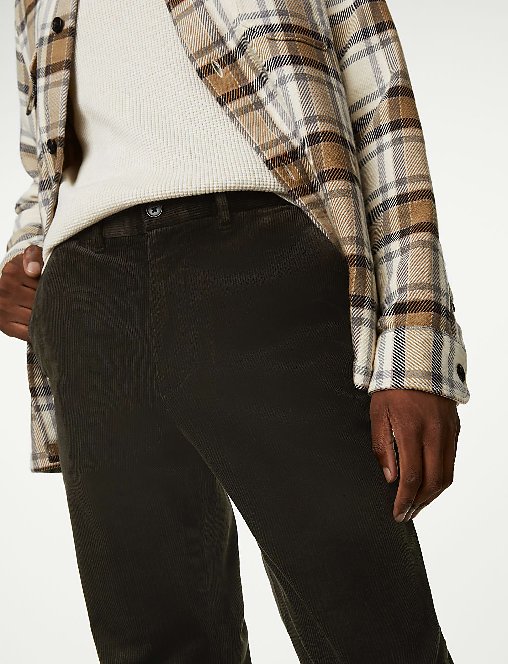 Regular Fit Luxury Corduroy Trouser