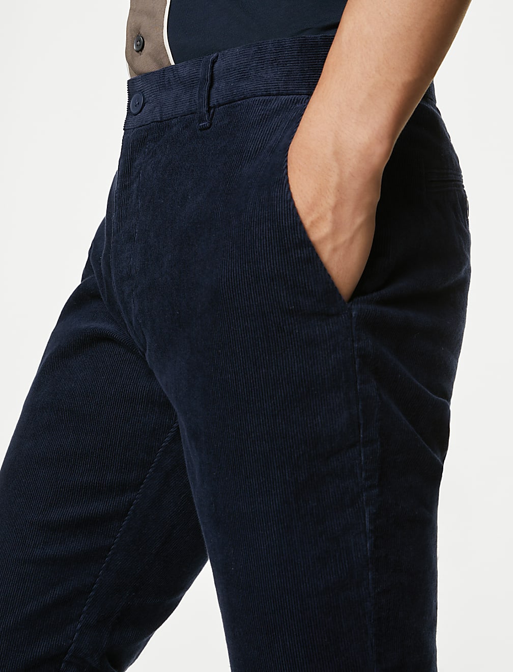 Slim Fit Corduroy Stretch Chinos