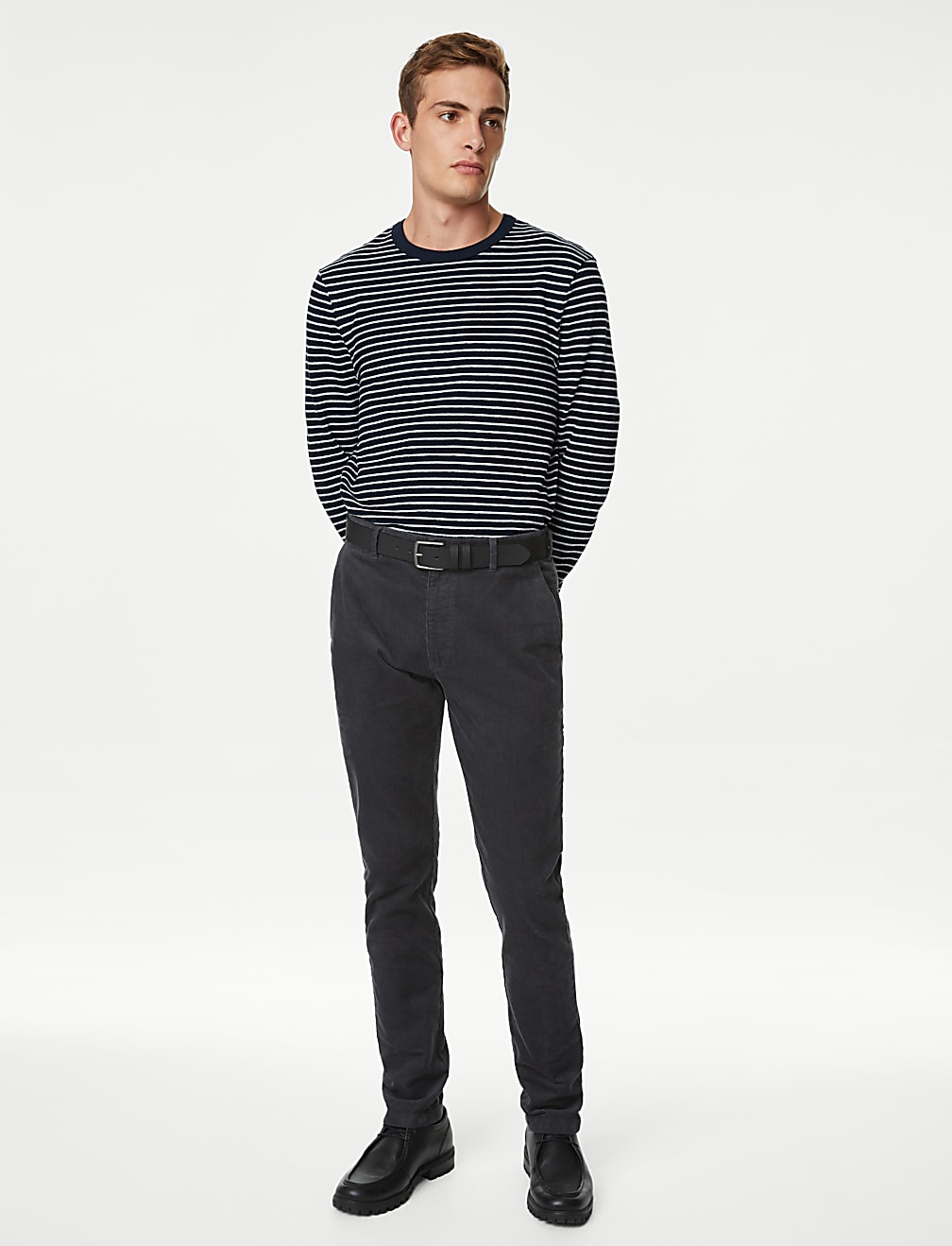 Slim Fit Corduroy Stretch Chinos