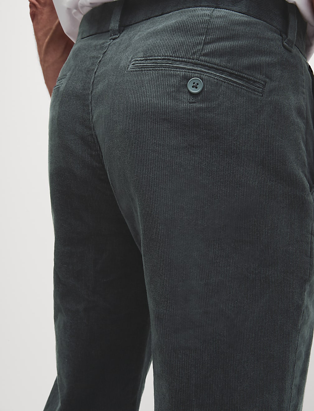 Regular Fit Corduroy Stretch Chinos