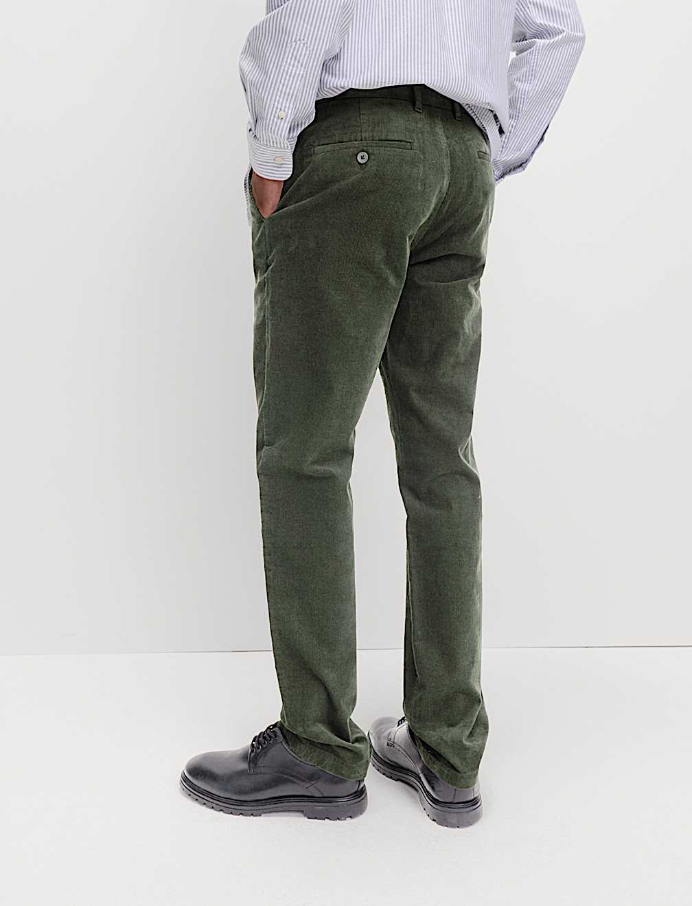 Regular Fit Corduroy Stretch Chinos