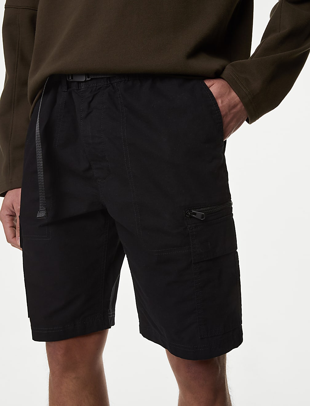 Belted Cargo Shorts with Stormwear™