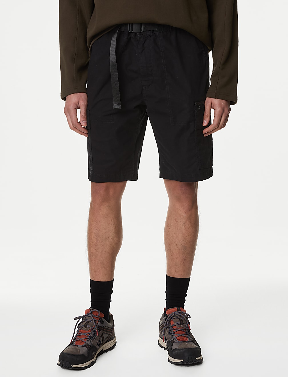 Belted Cargo Shorts with Stormwear™