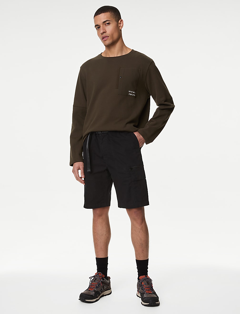 Belted Cargo Shorts with Stormwear™