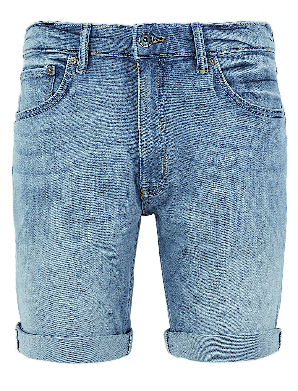 Slim Fit Organic Cotton Stretch Denim Shorts