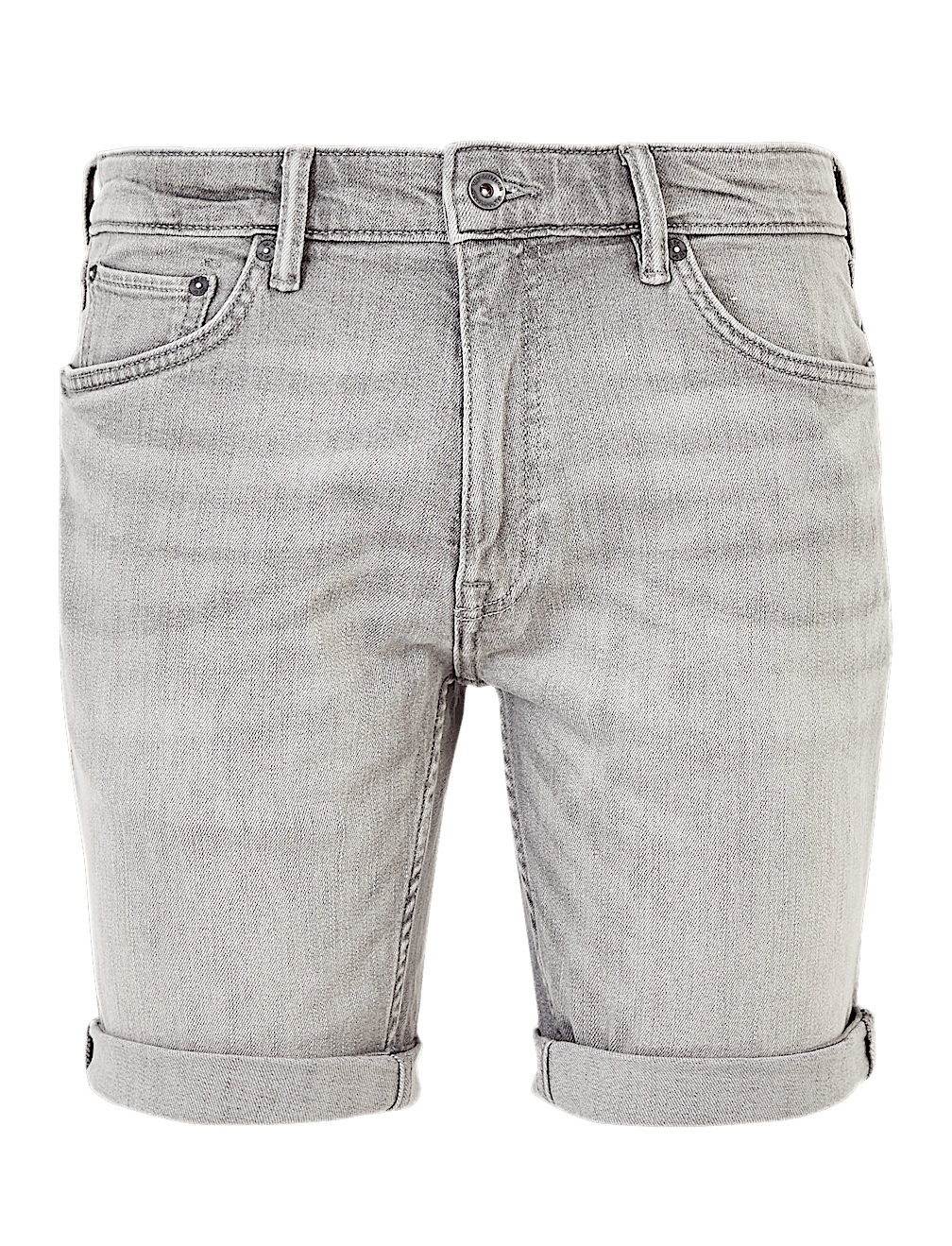 Slim Fit Organic Cotton Stretch Denim Shorts