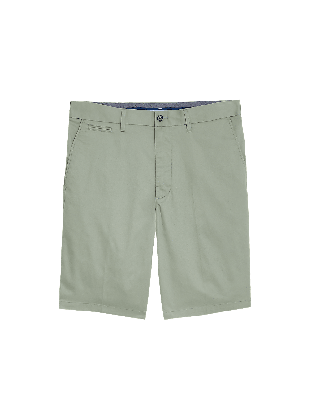 Cotton Mix Plain Regular Fit Chino Shorts