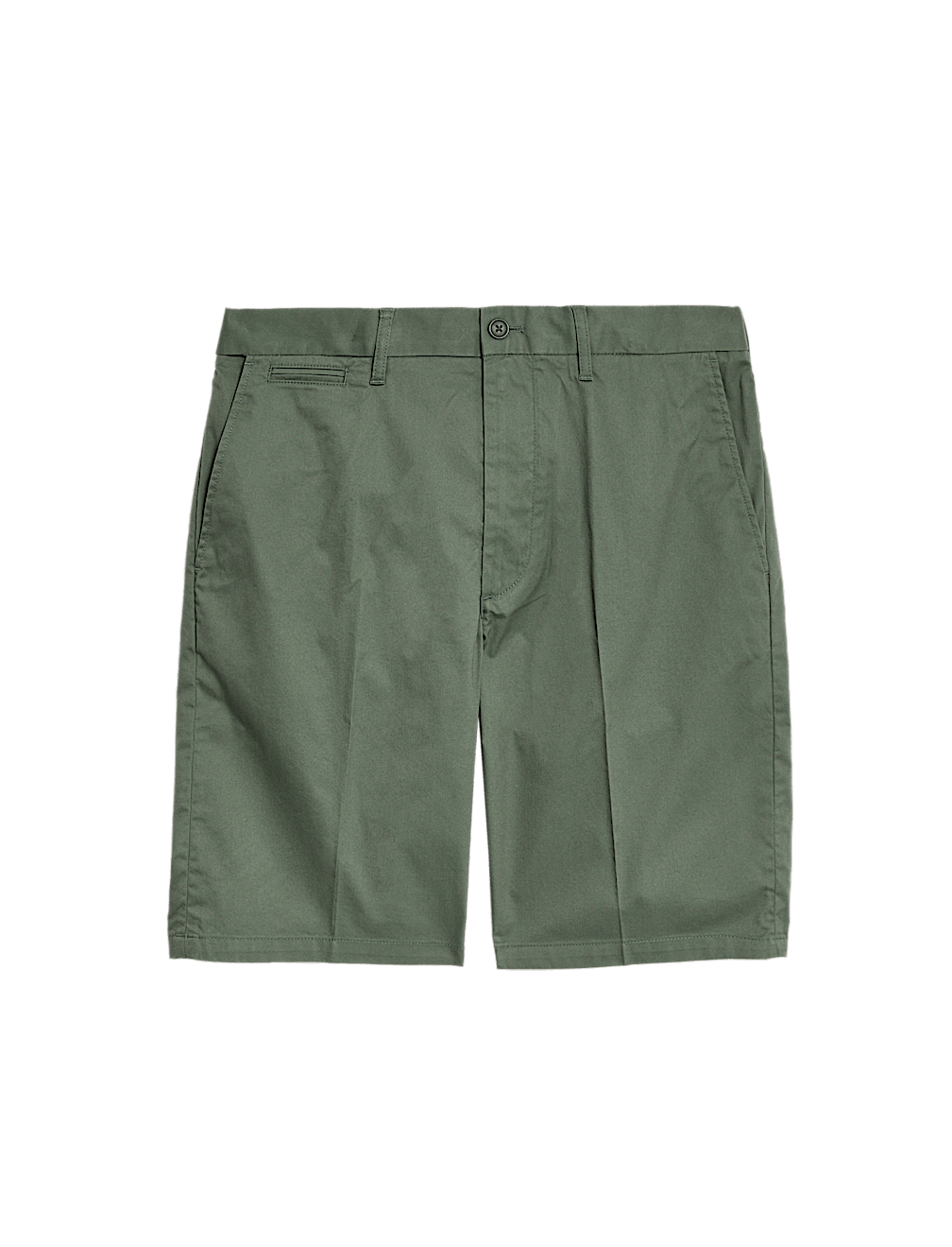 Cotton Mix Plain Regular Fit Chino Shorts