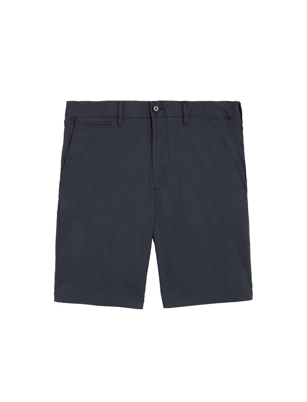 Cotton Mix Plain Regular Fit Chino Shorts