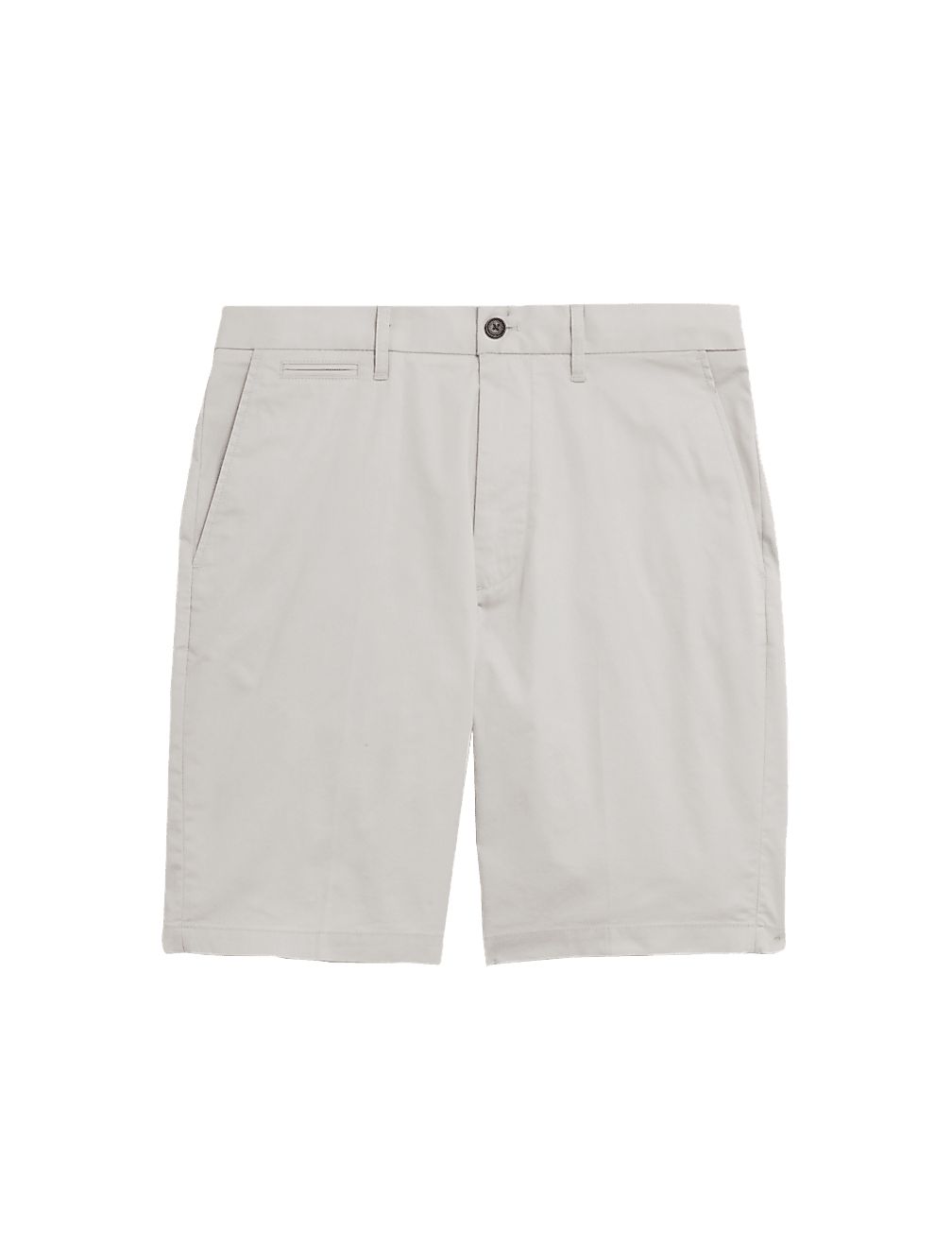 Cotton Mix Plain Regular Fit Chino Shorts