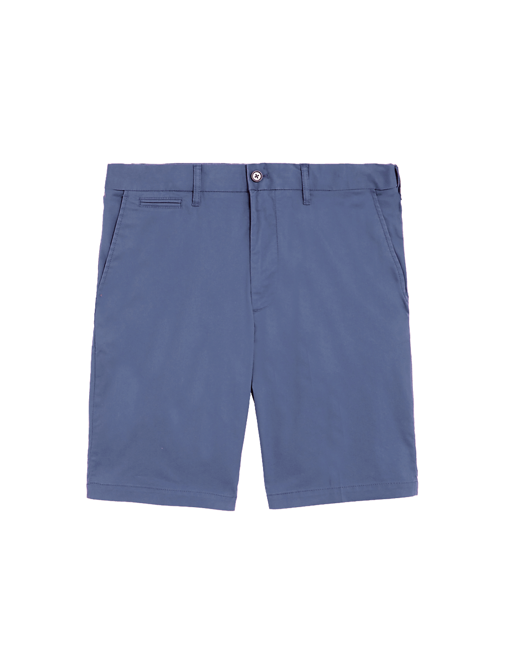 Cotton Mix Plain Regular Fit Chino Shorts