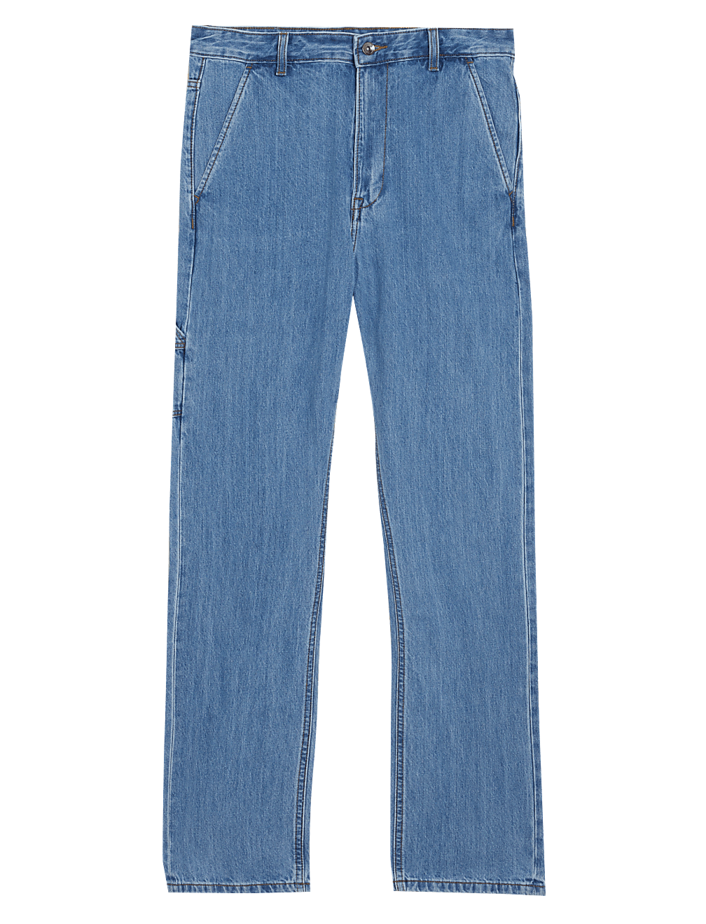 Loose Fit Pure Cotton Carpenter Jeans