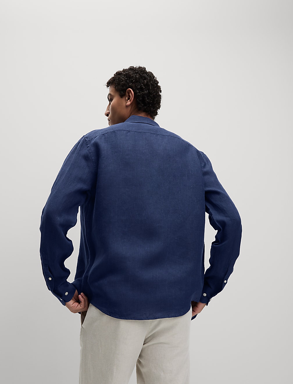 Regular Fit Pure Linen Shirt