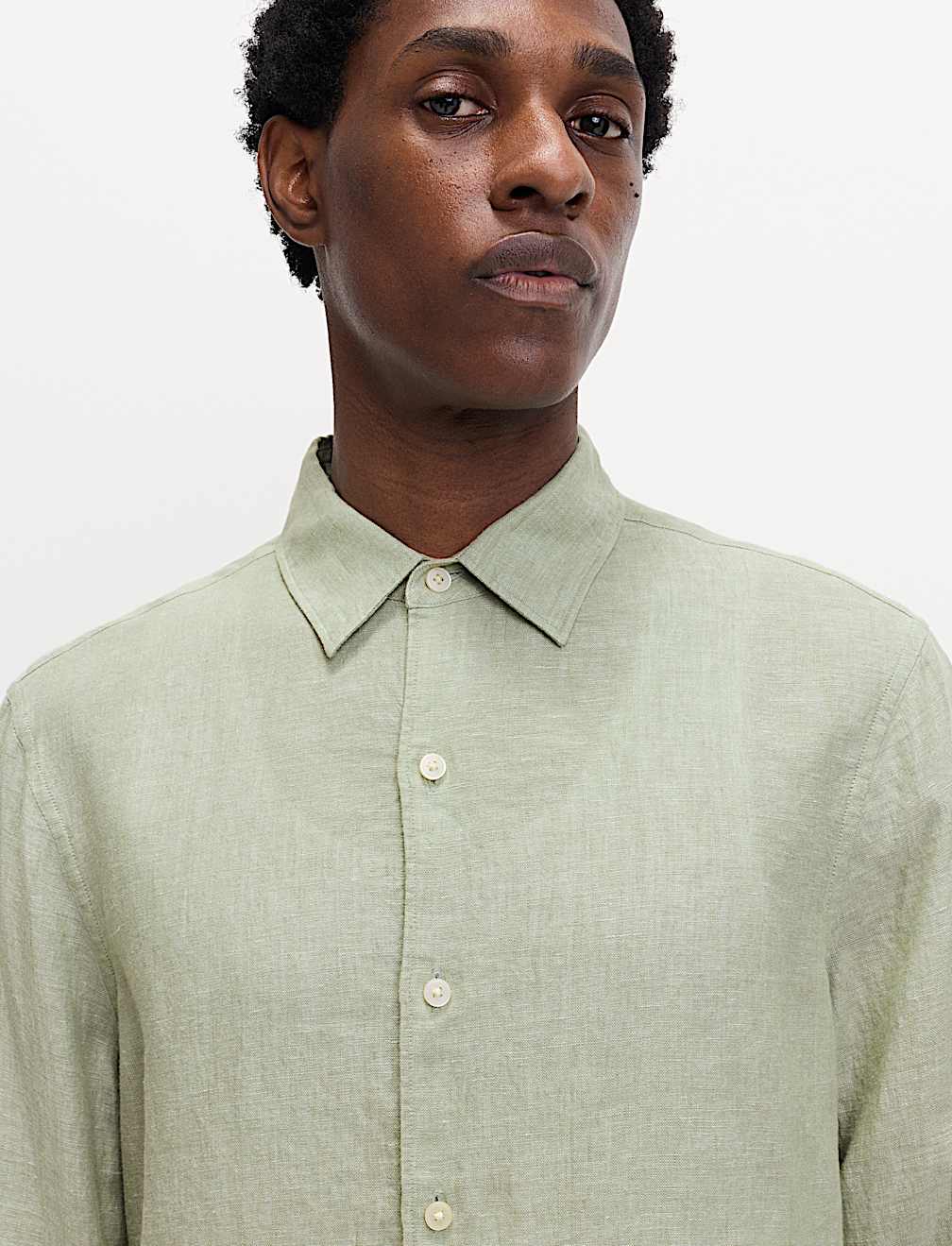 Regular Fit Pure Linen Shirt