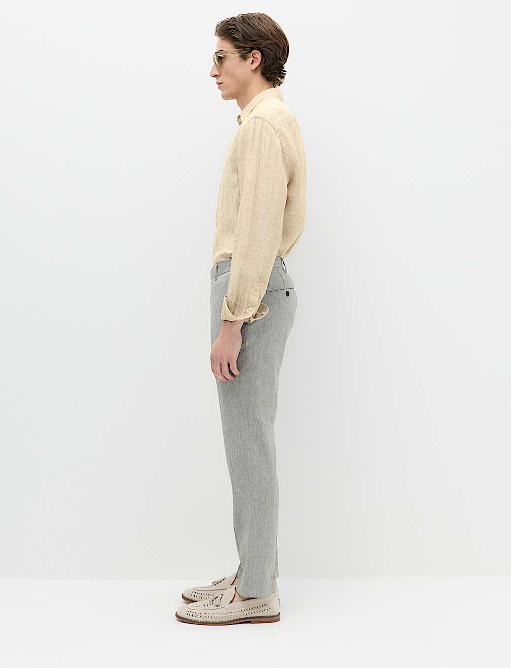 Regular Fit Pure Linen Shirt