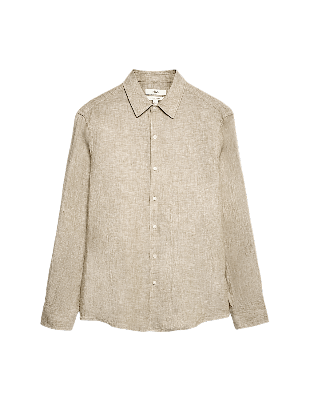 Regular Fit Pure Linen Shirt