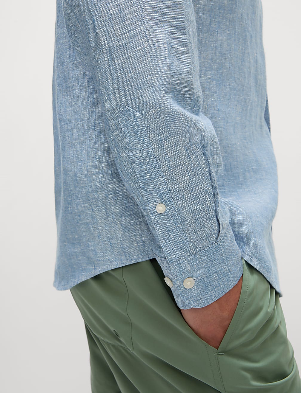 Regular Fit Pure Linen Shirt