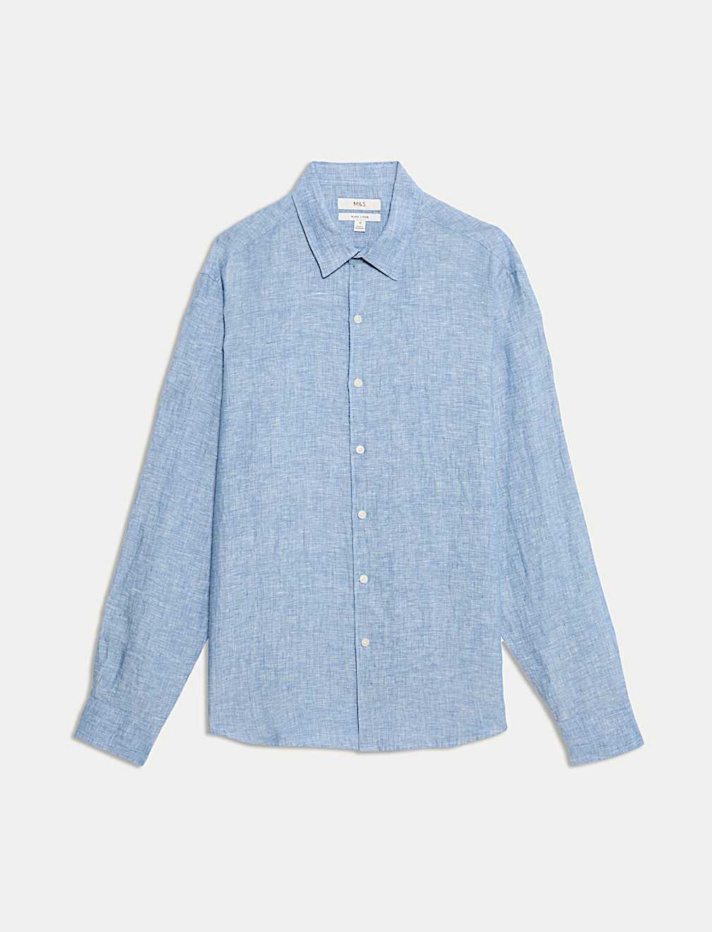 Regular Fit Pure Linen Shirt